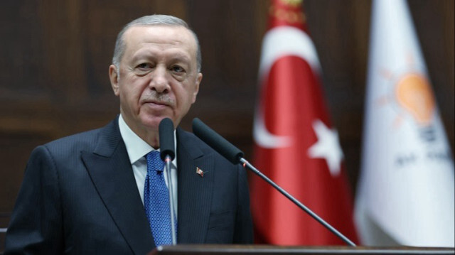 Le Président turc et chef du Parti de la justice et du développement (AKP), Recep Tayyip Erdogan, a assisté à la réunion de son groupe parlementaire à la Grande Assemblée nationale de Türkiye, à Ankara, le 30 octobre 2024.