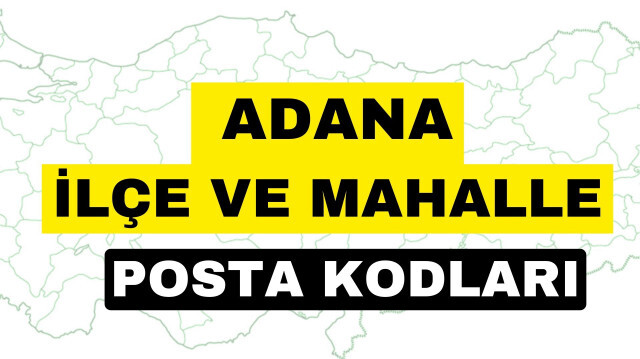 Adana posta kodları