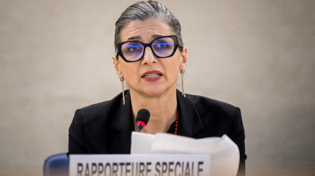 Francesca Albanese, rapporteuse spéciale des Nations Unies pour les droits de l’homme dans les territoires palestiniens occupés.