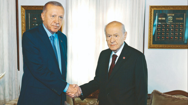 Cumhurbaşkanı Recep Tayyip Erdoğan ve Devlet Bahçeli