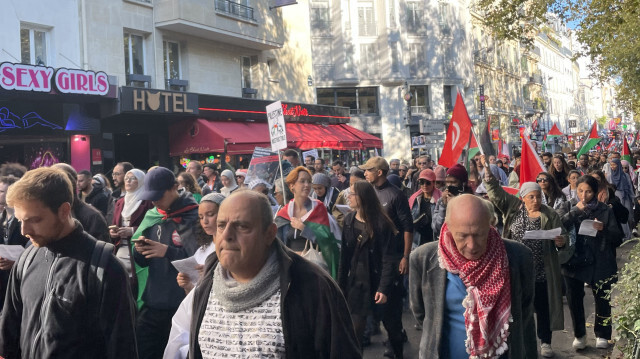 بهتافات مناهضة للاحتلال.. الآلاف يتضامنون مع فلسطين ولبنان بباريس