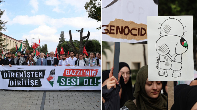 Katil İsrail’in geçtiğimiz yılın ekim ayında Gazze’de başlattığı ve son dönemde Lübnan’a saldırarak genişlettiği saldırıların birinci yıldönümünde tüm dünyada protesto yürüyüşleri düzenleniyor.  