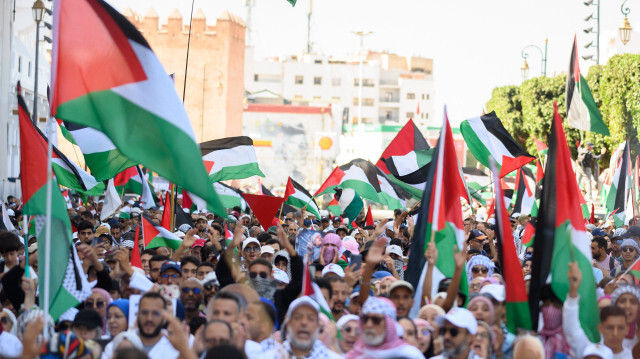 عام على الإبادة.. شوارع المغرب تنبض دعما لفلسطين