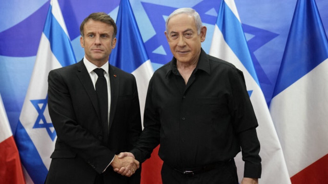 Le président français Emmanuel Macron et le Premier ministre israélien Benyamin Netanyahu.