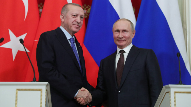 Cumhurbaşkanı Recep Tayyip Erdoğan- Rusya Devlet Başkanı Putin