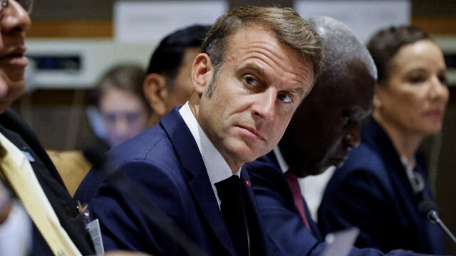 Le président de la République française, Emmanuel Macron.