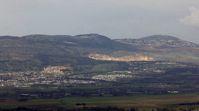 La colonie israélienne de Kyriat Shmona, dans le Golan occupé, le 27 février 2024. 