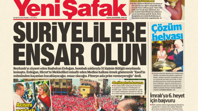 Yeni Şafak Filistin, Arakan, Irak, Suriye, Lübnan, Yemen ve dünyanın dört bir yanındaki mazlumların yaşadığı trajediye kayıtsız kalmayıp haberleriyle kamuoyunun ilgisini çekti.