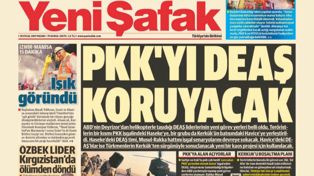 PKK/PYD'ye sarılan ABD, FETÖ ve DEAŞ'ı da sahneye almasıyla kurgulanan oyunlar, Yeni Şafak'ın manşetlerinde yerini aldı. Kirli oyunun arkasındaki tüm işbirliklerini ve sınır ötesinde yaşanan gelişmeleri halk Yeni Şafak'ın haberleriyle öğrendi.