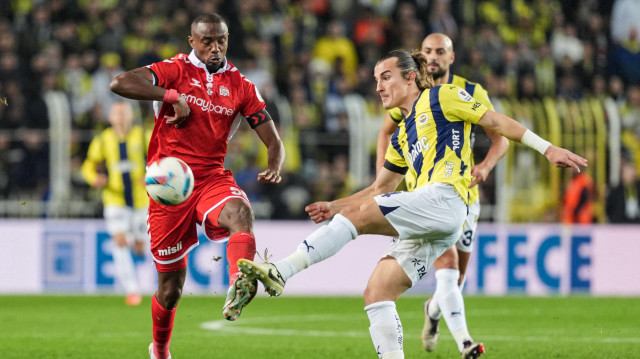 Fenerbahçe-Sivasspor karşılaşmasından bir kare