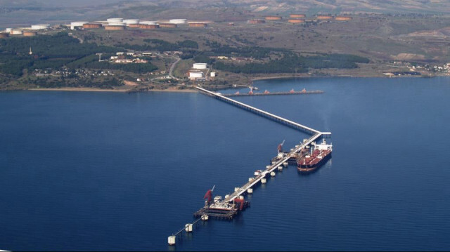 Le terminal de l'oléoduc Bakou-Tbilissi-Ceyhan, à Ceyhan.