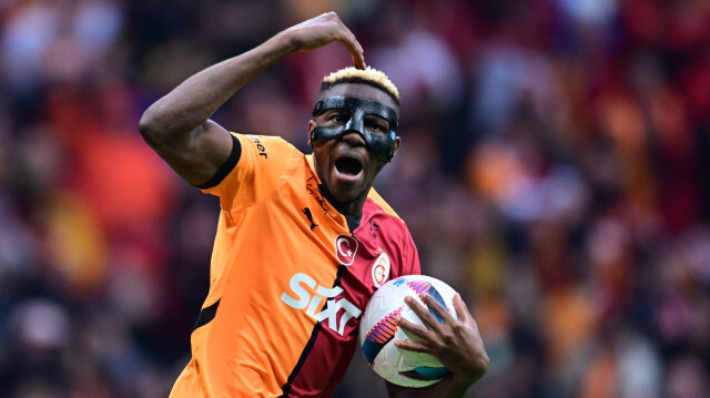 Osimhen'in gol sevinci