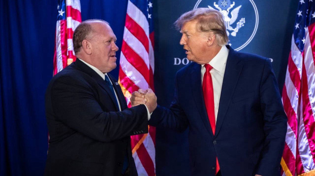 Le Tsar des frontières, Tom Homan et le 47e président américain, Donald Trump.