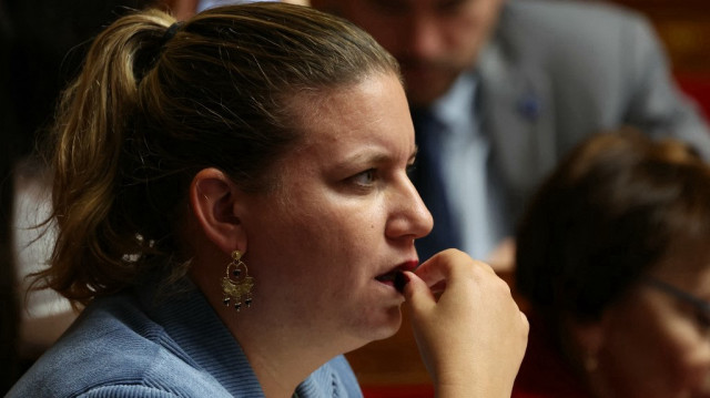 La députée LFI Mathilde Panot assiste à une séance de questions au gouvernement à l'Assemblée nationale à Paris le 6 novembre 2024.  