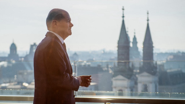 Le chancelier fédéral d'Allemagne, Olaf Scholz.