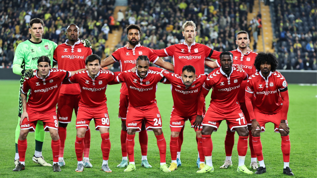 Sivasspor'un Fenerbahçe maçındaki 11'i