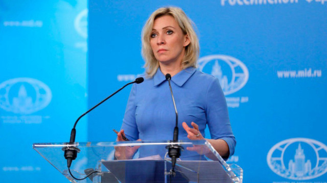 Rusya Dışişleri Bakanlığı Sözcüsü Mariya Zaharova.