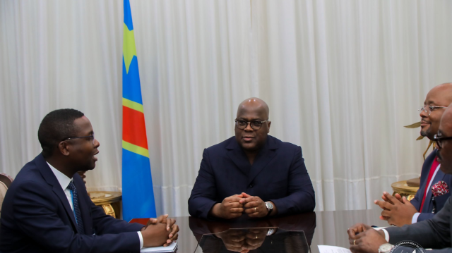 Le Président de la République Démocratique du Congo, Félix Tshisekedi reçoit une délégation du Fonds monétaire international (FMI).