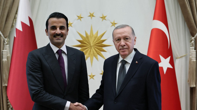 الرئيس أردوغان يقيم مأدبة غداء على شرف أمير قطر
