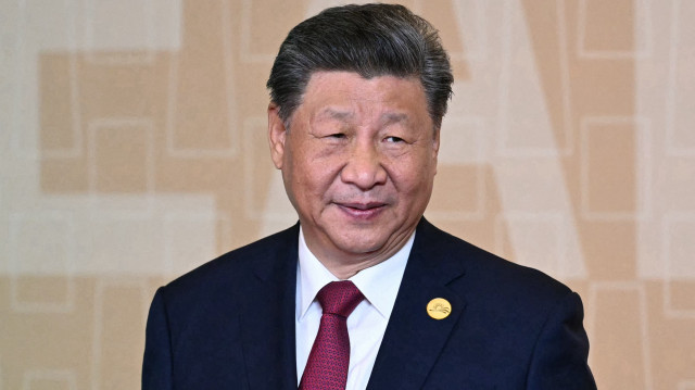 Le président chinois Xi Jinping arrive à la réunion des dirigeants économiques de l'APEC (AELM) au Centre des congrès de Lima, le 16 novembre 2024.