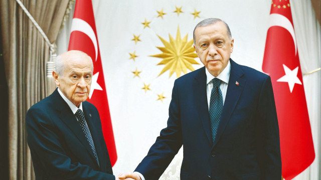 MHP lideri Devlet Bahçeli - Cumhurbaşkanı Recep Tayyip Erdoğan