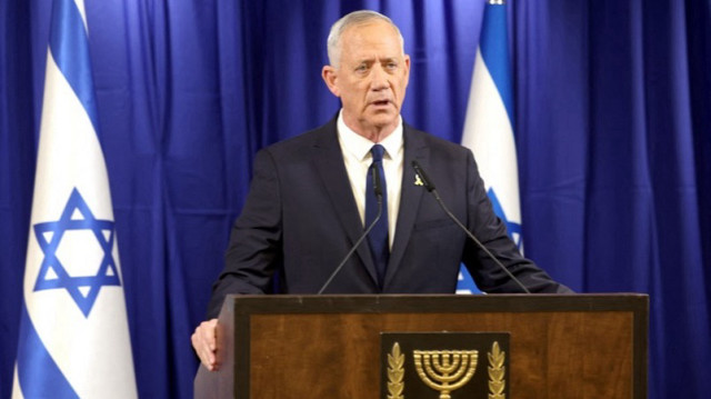 Le leader de l'opposition israélienne, Benny Gantz. 