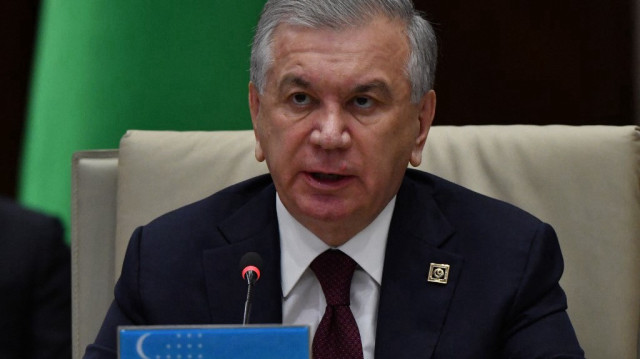 Le président ouzbek Shavkat Mirziyoyev.