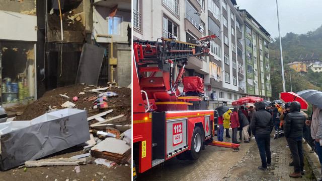 Rize'deki heyelanda bir kişi hayatını kaybetti. 