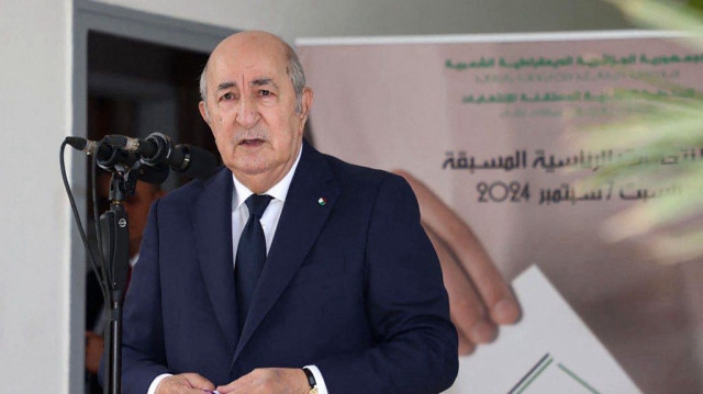 Le Président algérien, Abdelmadjid Tebboune.