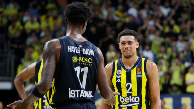 Fenerbahçe Beko - Partizan maçından bir kare