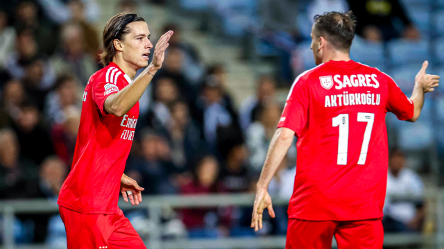 Benfica üç puanı aldı.