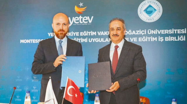 İmza törenine YETEV Mütevelli Heyeti Başkanı N. Bilal Erdoğan da katıldı.