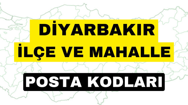 Diyarbakır posta kodu