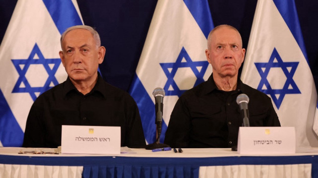 Le Premier ministre israélien Benjamin Netanyahu et son ancien ministre de la Défense Yoav Gallant.