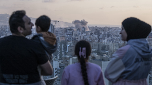 L'armée israélienne a mené une frappe aérienne sur la région de Dahiye, située au sud de la capitale libanaise, Beyrouth, le 21 novembre 2024.