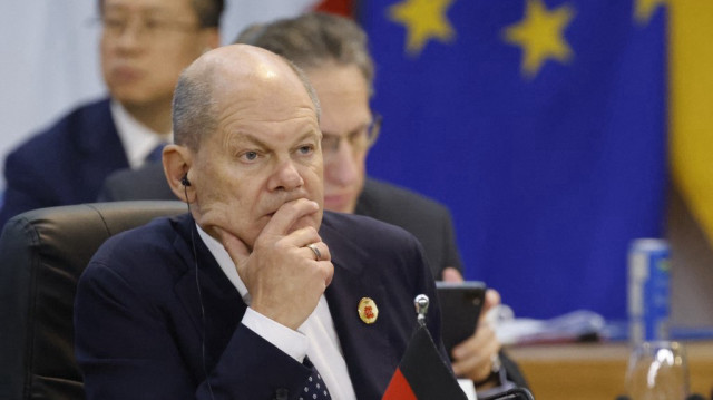 Le chancelier fédéral d'Allemagne, Olaf Scholz.