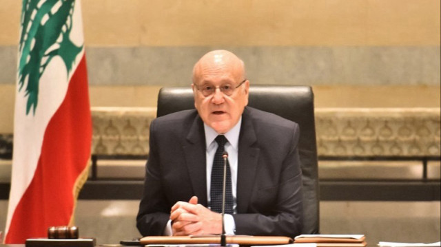 Le Premier ministre intérimaire du Liban, Najib Mikati, a présidé une réunion de son cabinet à Beyrouth au Liban, le 27 novembre 2024.