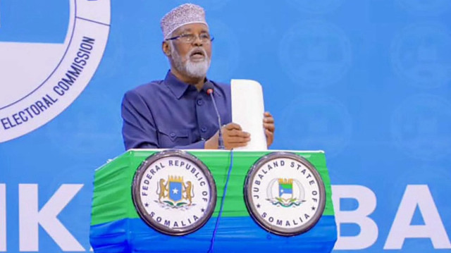 Ahmed Mohamed Islam, président sortant et vainqueur des élections présidentielles du 25 novembre 2024 de l'État Jubaland en Somalie.