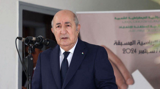 Le Président algérien, Abdelmadjid Tebboune 