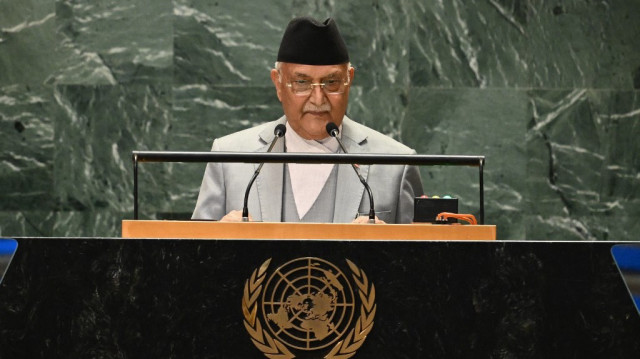 Le Premier ministre du Népal, KP Sharma Oli.