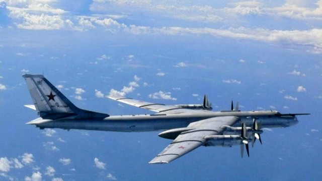 Le bombardier russe TU-95.