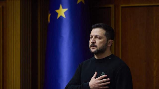 Le président de l'Ukraine, Volodymyr Zelensky.