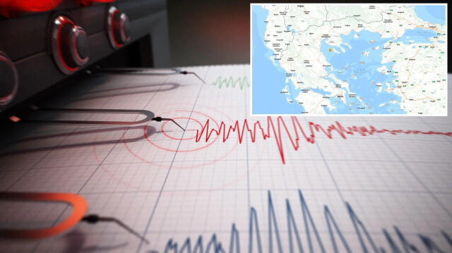 AFAD, Selanik açıklarında 5.3 büyüklüğünde deprem meydana geldiğini duyurdu.