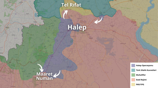 30 Kasım 2024 / 12.30 itibarıyla güncel operasyon haritası.