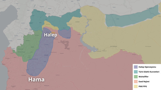 30 Kasım 2024 / 18.00 itibarıyla güncel operasyon haritası.