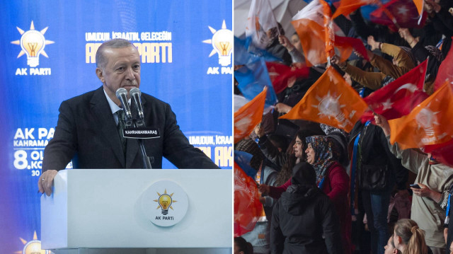 Cumhurbaşkanı Recep Tayyip Erdoğan AK Parti Kahramanmaraş İl Kongresi'ne katıldı.