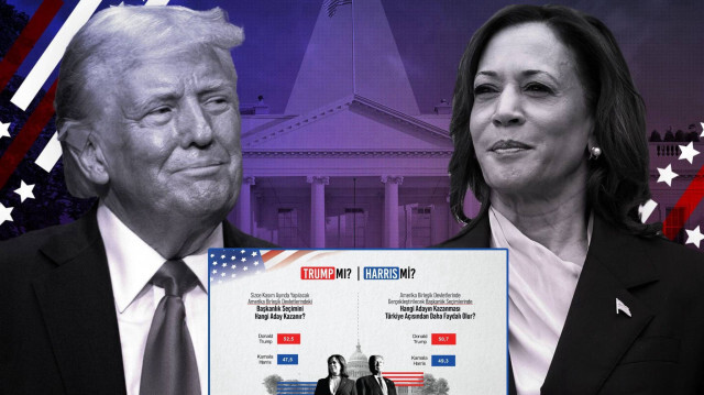 Cumhuriyetçilerin adayı Donald Trump ve Demokratların adayı Kamala Harris.
