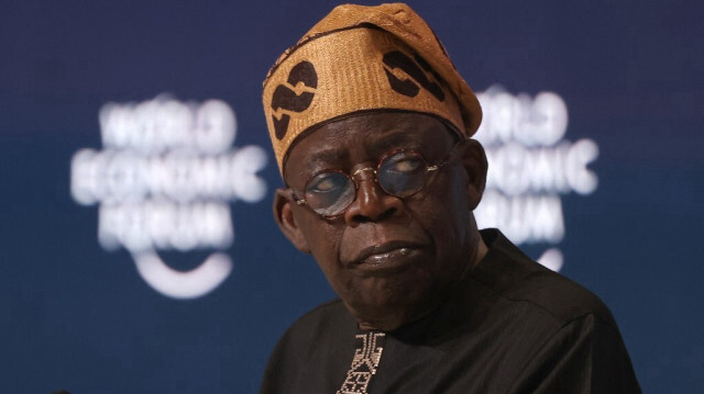 Le président du Nigeria, Bola Ahmed Tinubu, participe à une table ronde lors de la réunion spéciale du Forum économique mondial à Riyad, le 28 avril 2024. 