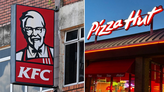 ABD'li restoran zincirleri KFC ve Pizza Hut'ın satışları üçüncü çeyrekte düştü.