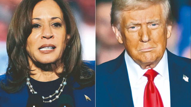 Cumhuriyetçi Parti Adayı Donald Trump ve Demokrat Parti Adayı Kamala Harris 